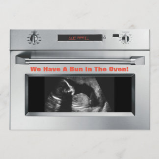 Bun in Oven Pregnancy Ankündigung