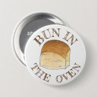 Bun in the Oven Bread Dinner Roll erwartet Baby
