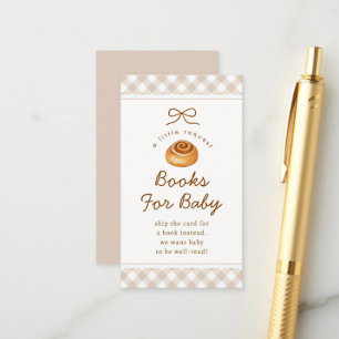 Bun In The Oven Bücher für Baby Baby-Party Begleitkarte