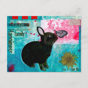 BUN N BUTTERFLY POSTKARTE