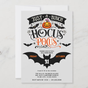 Bunch of Hocus Pocus Halloween-Party Bash Digital Einladung