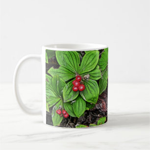 Bunchbeere mit Beeren Kaffeetasse