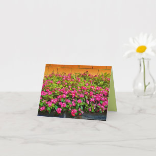 Bunchen rosa Blume - Leere Karte