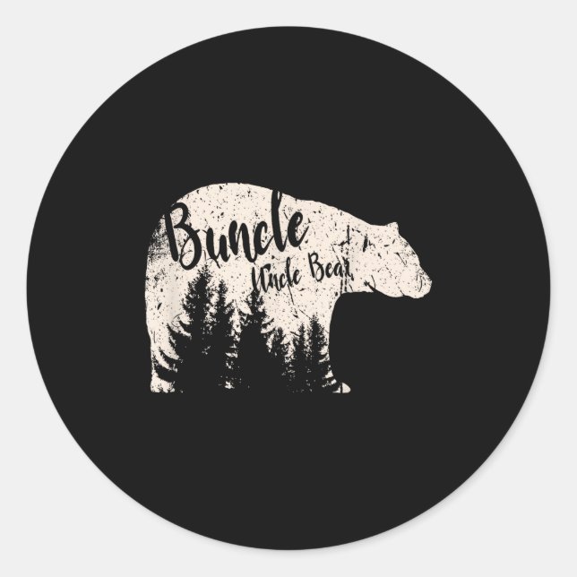 Buncle - They Call Me Buncle - The Uncle Funny  Runder Aufkleber (Vorderseite)