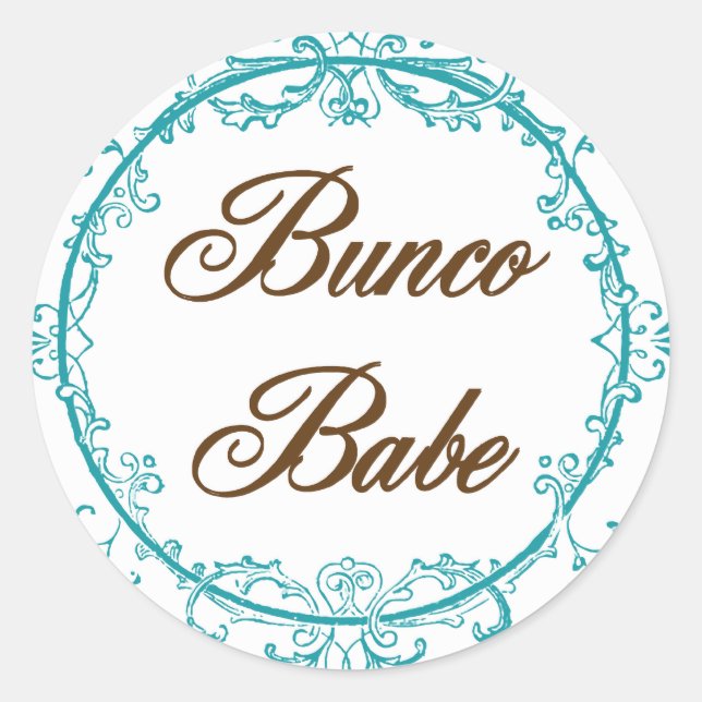 Bunco Babe Stickers (Vorderseite)