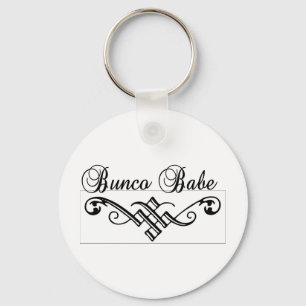 bunco Baby mit schwarzer Beschriftung Schlüsselanhänger