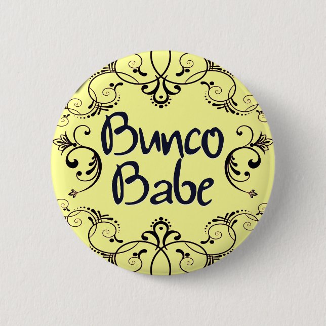 Bunco Baby mit Wirbels-Knopf Button (Vorderseite)