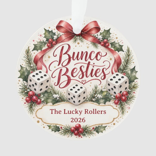 Bunco-Besten Ornament (Vorderseite)