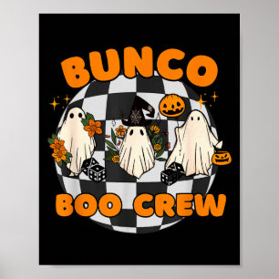 Bunco Boo Crew Bunco Halloween Würfel Poster