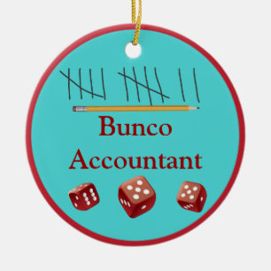 Bunco Buchhalter-Verzierung Keramik Ornament