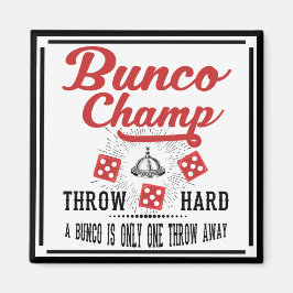 Bunco Champ mit Würfeln Magnet