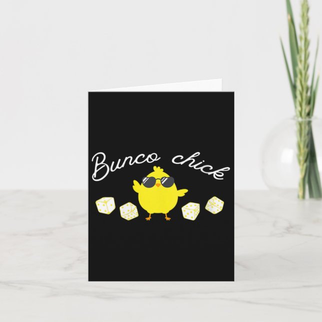 Bunco Chick Oaster Spring Bunco Dice Karte (Vorderseite)
