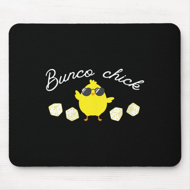 Bunco Chick Oaster Spring Bunco Dice Mousepad (Vorne)