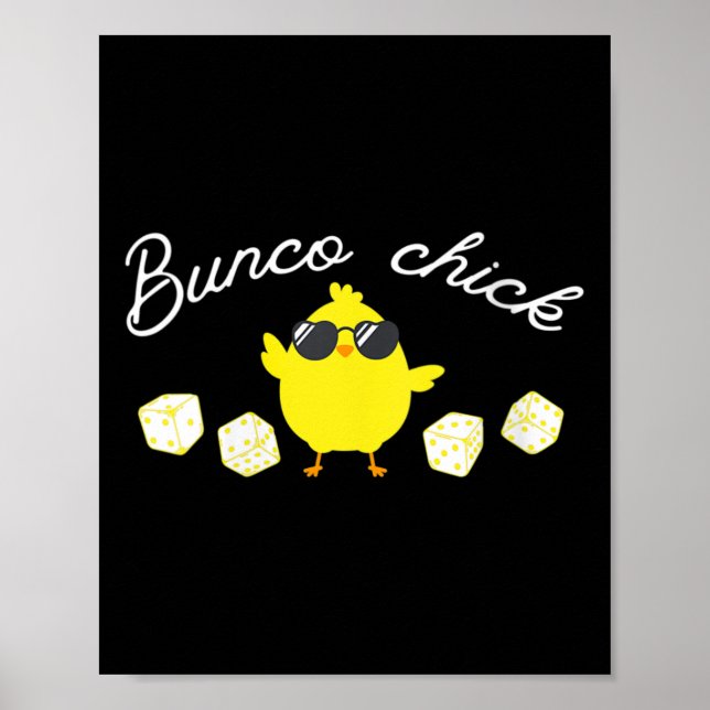 Bunco Chick Oaster Spring Bunco Dice Poster (Vorne)