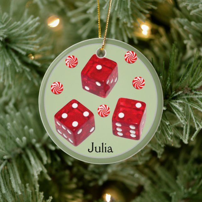 Bunco Christmas Keramik Ornament (Baum)