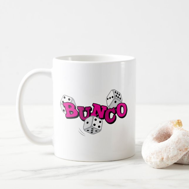 Bunco Dice Game Kaffeetasse (Mit Donut)