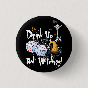 Bunco Dice Halloween Trinken und Roll Hexen Gam Button
