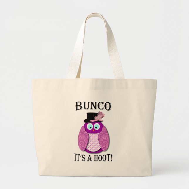Bunco - es ist ein Schrei " Jumbo Stoffbeutel (Vorne)