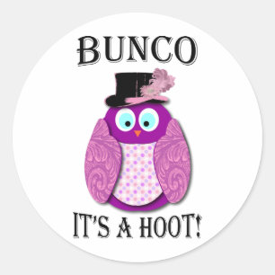 Bunco - es ist ein Schrei " Runder Aufkleber