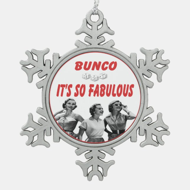 Bunco es ist so fabelhaft Ornament (Vorderseite)