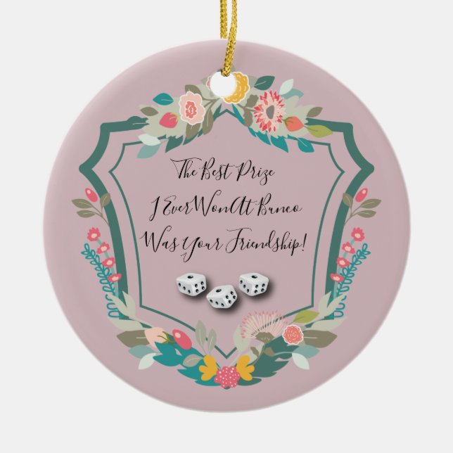 Bunco Friendly-Preis-Bike Keramik Ornament (Vorne)