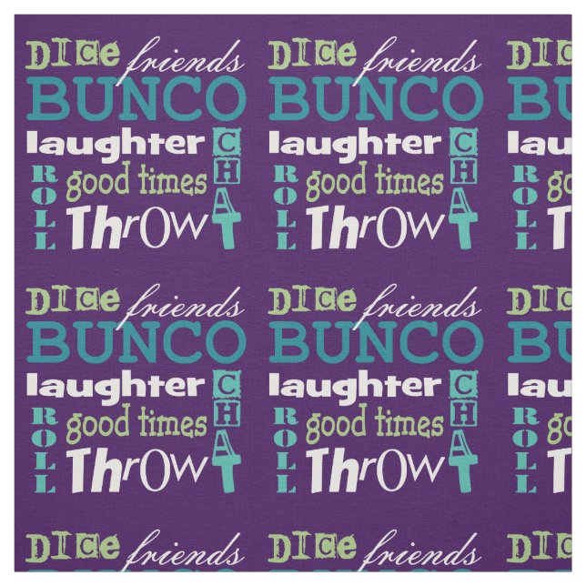 Bunco Friends Stoff (Muster)