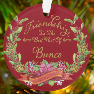 Bunco Friendship Ornament