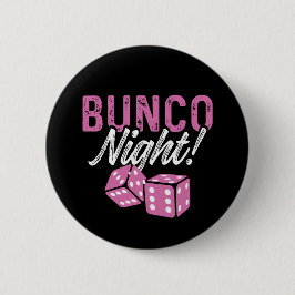 Bunco-Gastgeschenke Bunco Night Pink Dice Taste Button