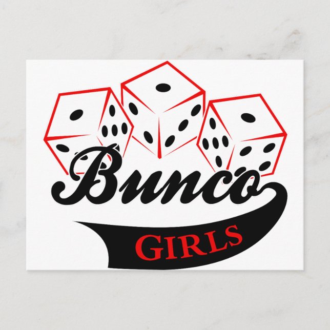 Bunco Girls Postkarte (Vorderseite)