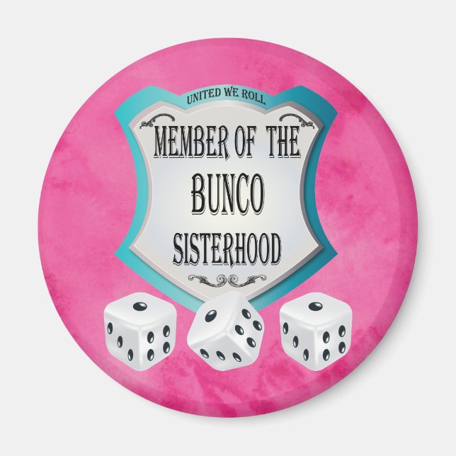 Bunco Go Pink - Vereint, wir würzen Magnet (Vorne)
