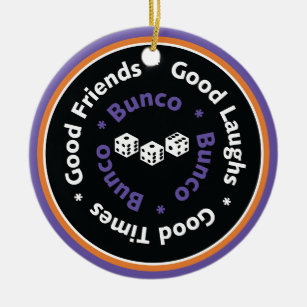 Bunco Good Friends - Lila Keramikornament