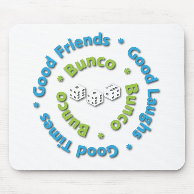 bunco gute Freunde Mousepad (Vorne)