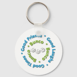 Bunco gute Freunde Schlüsselanhänger