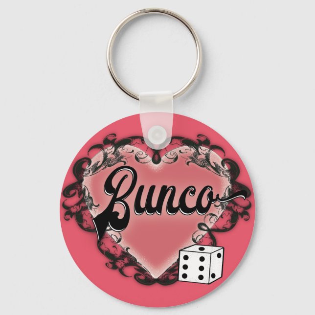 Bunco-Herz-Tattoo Schlüsselanhänger (Vorderseite)