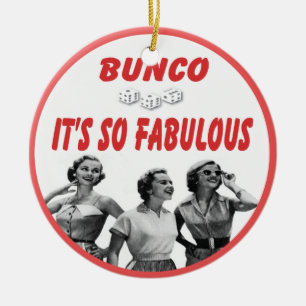 bunco ist es so fabelhaft keramikornament