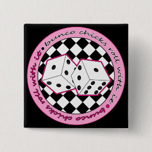Bunco Küken-Rolle mit ihr - Rosa Button