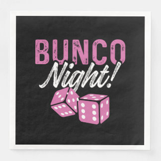 Bunco Napkins für Bunco Night Party Dekorationen Serviette