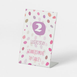 Bunco Niedlichen Punkte Abstraktes Spiel Tabelle Z Sockelschild