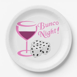 Bunco Night Pappteller