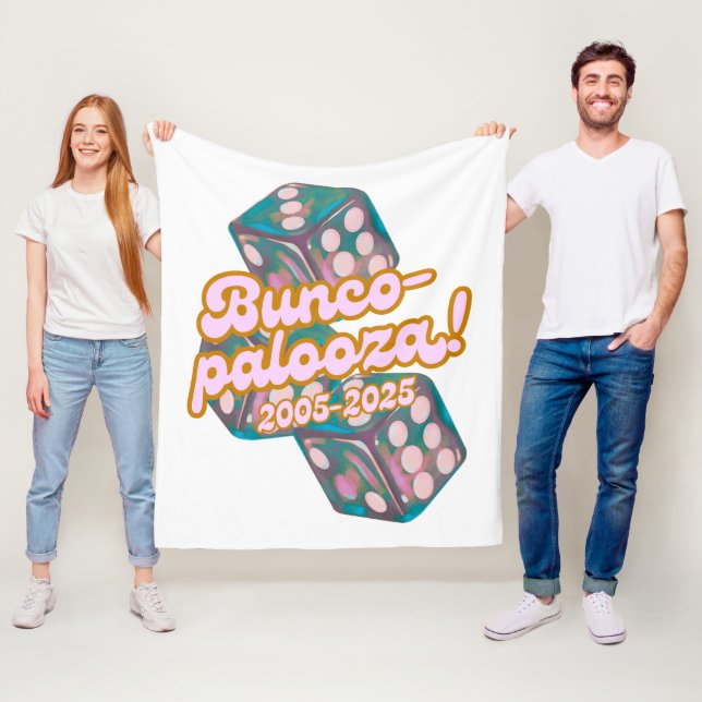 Bunco-Palooza-Decke Fleecedecke (Beispiel)