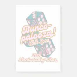 Bunco-palooza post-it notes klebezettel