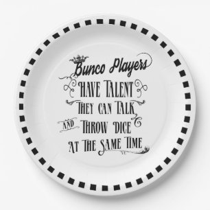 Bunco PapierTeller - Bunco Spieler Hav Talent