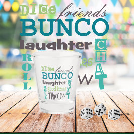 Bunco Party Dice Throw Schnapsglas