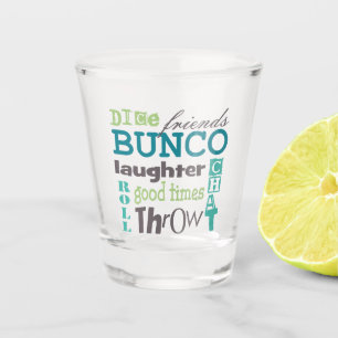 Bunco Party Dice Throw Schnapsglas