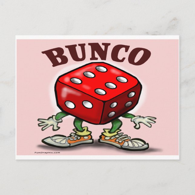 Bunco Postkarte (Vorderseite)