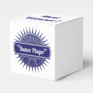 Bunco Preisträger Bunco Spieler-Würfel-Blau Geschenkschachtel