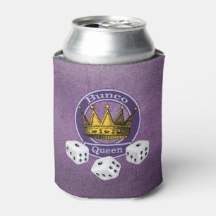 Bunco Queen Sparkle Giro Lila Würfel Dosenkühler