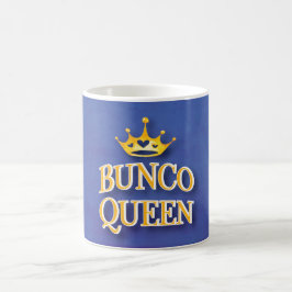 Bunco Queen Yellow Heart Crown Kaffeetasse