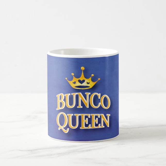 Bunco Queen Yellow Heart Crown Kaffeetasse (Mittel)