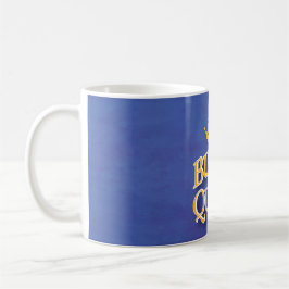 Bunco Queen Yellow Heart Crown Kaffeetasse